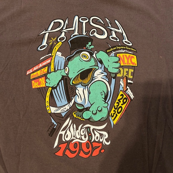 Phish 1997 Holiday Tour T Shirt - Picture 4 of 5